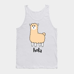 Hola, says the Alpaca Tank Top